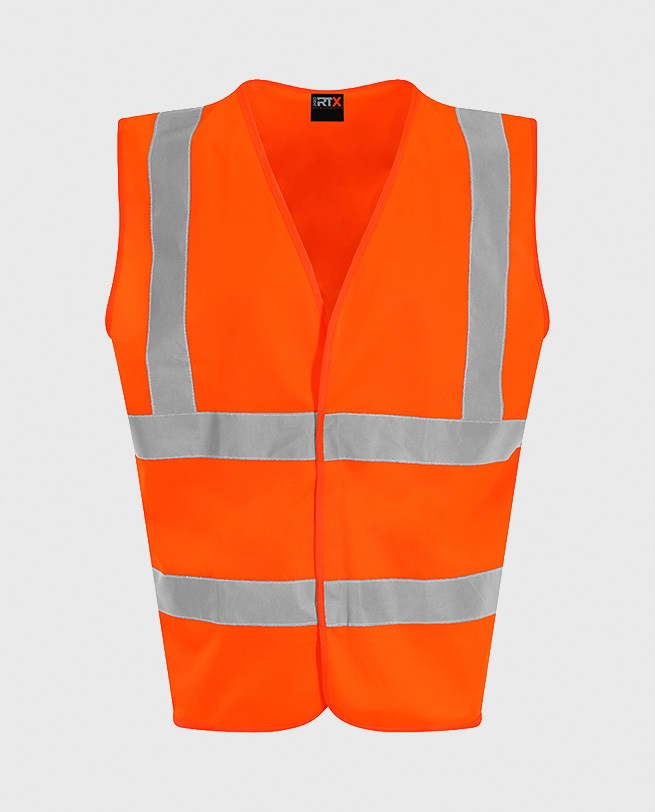 High Visibility Safety Waistcoat Alternate View