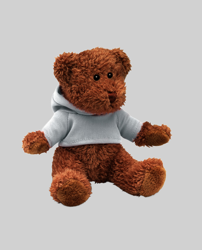 Teddy Bear with Hooded Sweater Alternate View