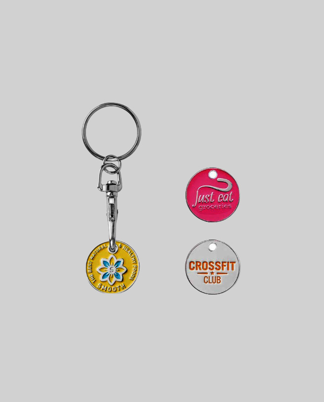 Soft Enamel Trolley Key