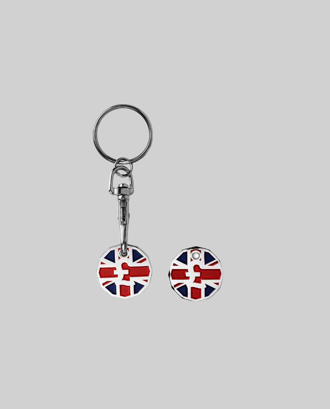 Soft Enamel Trolley Key Alternate View